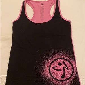 XLarge Zumba Racerback tank top